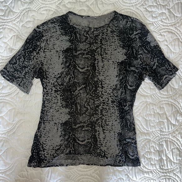 Reformation Snake Skin Tee - Picture 2 of 3